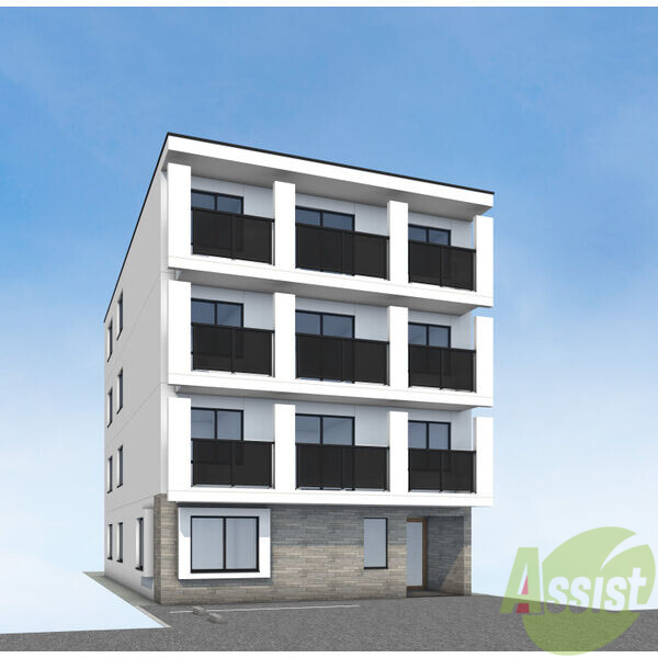建物外観　豊平区平岸２条「アストラリス平岸」完成予想パース