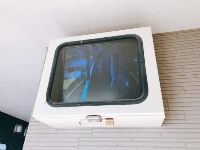 セキュリティ　防犯カメラ作動中☆