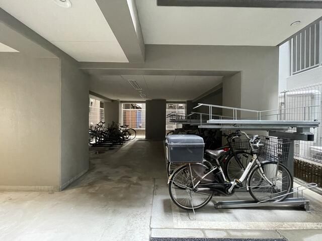 駐車場　駐輪場です