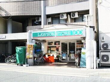コンビニ　ローソンストア100向日寺戸店（コンビニ）まで656m