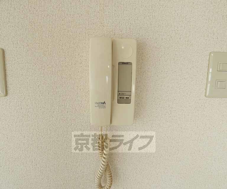 セキュリティ　来客も安心です。