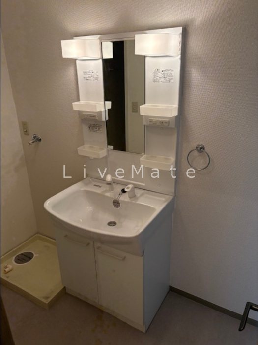 洗面設備　同施工会社の写真です