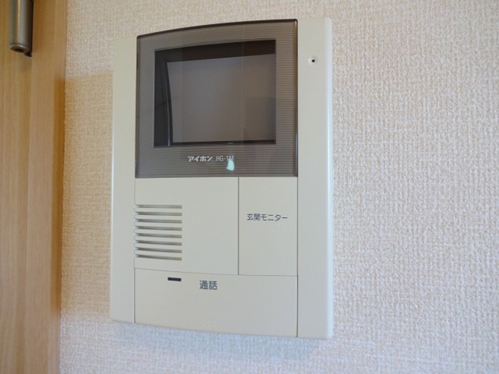 セキュリティ　モニター付きインターホンです