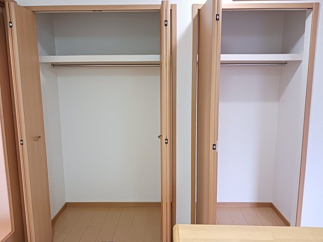 収納　十分な収納スペースがあります