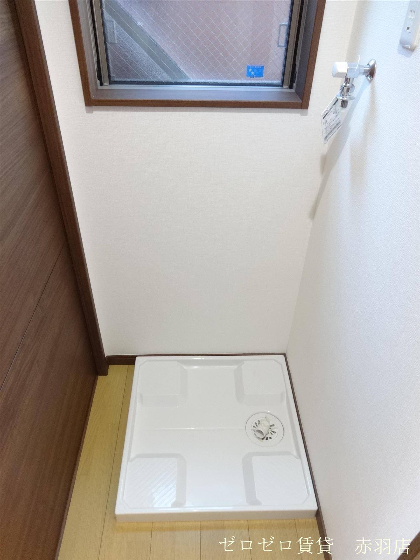 洗面設備　室内洗濯機置き場