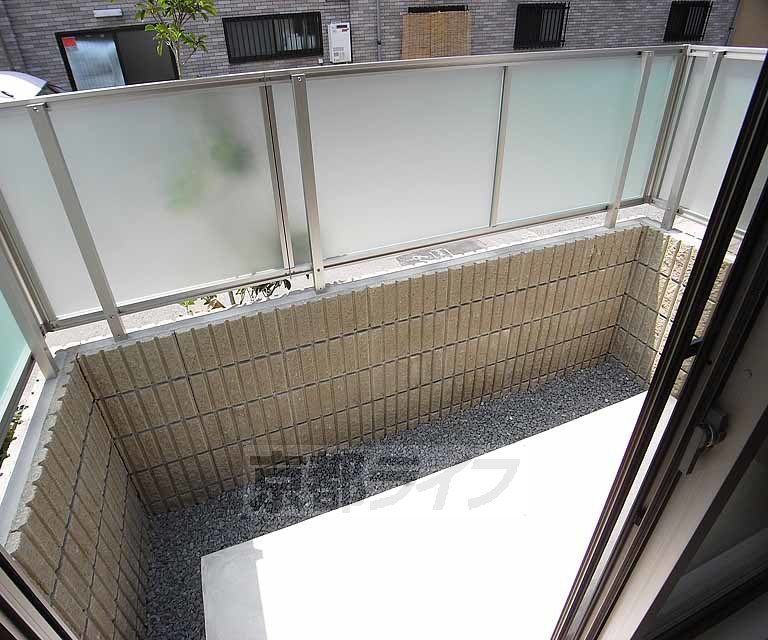 バルコニー　大きなお庭です。