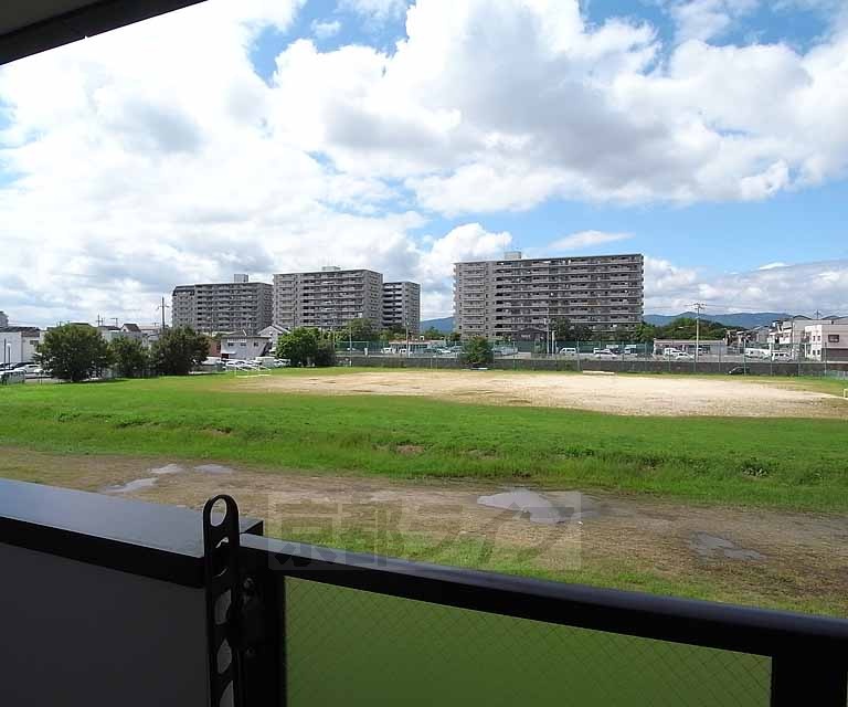 眺望　目の前が公園で開放的です。