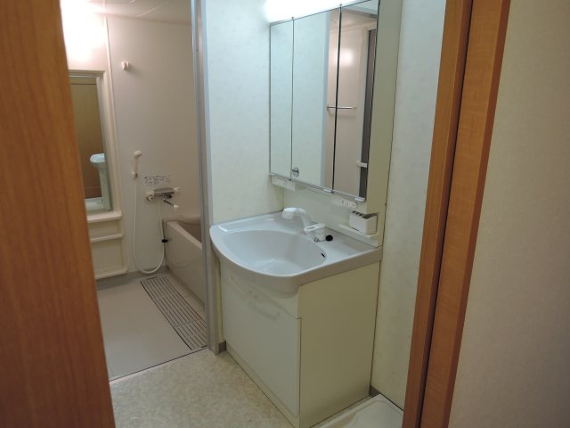 洗面設備　同一タイプです。