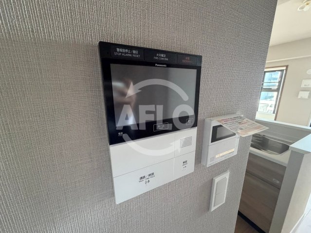 セキュリティ　ブランズタワー谷町四丁目　TV付きモニターホン