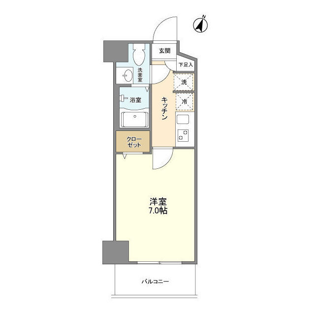 アルファコート西川口26の間取り写真