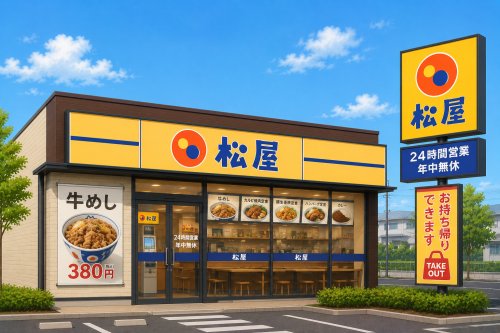 飲食店　松屋 吉塚店（飲食店）まで623m