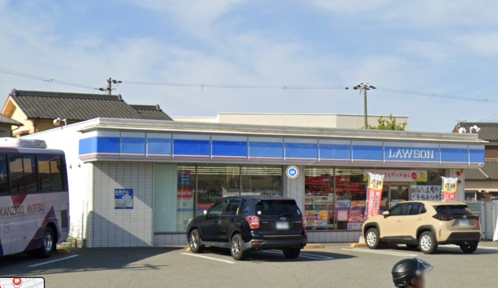 コンビニ　ローソン 飾磨英賀東町店（コンビニ）まで576m