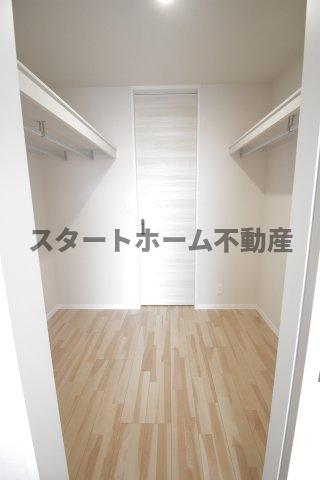 収納　たっぷりとした収納スペースです