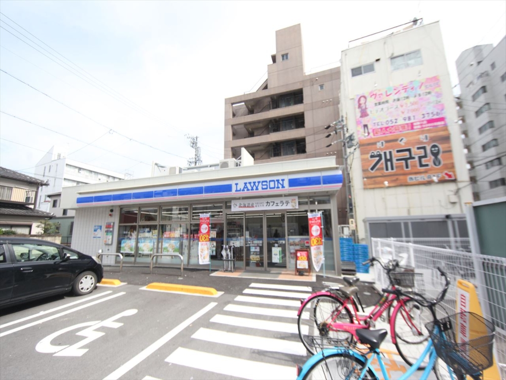 コンビニ　ローソン 北区山田一丁目店（コンビニ）（コンビニ）まで80m