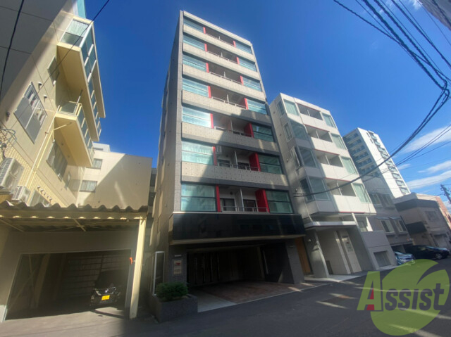建物外観　札幌市中央区南２条東「シャルム大通東」