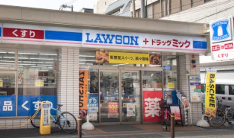 コンビニ　ローソンドラッグミック西天満四丁目店（コンビニ）まで78m