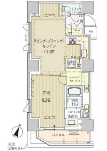 パークアクシス赤坂見附の間取り写真