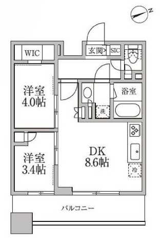 レジディア新御徒町IIの間取り写真