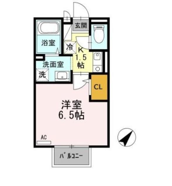 セジュール加守田SEの間取り写真