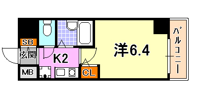 ワコーレ新神戸ステージの間取り写真