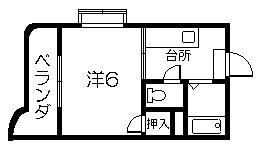 アルルコーポ紫原の間取り写真