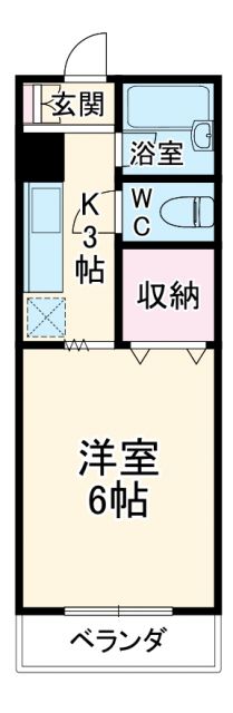 ベルクレールの間取り写真