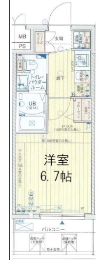 エグゼ大阪ドームの間取り写真