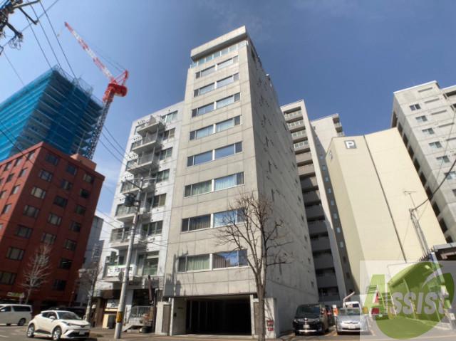 建物外観　札幌市中央区南２条西「カサトレスネオ」
