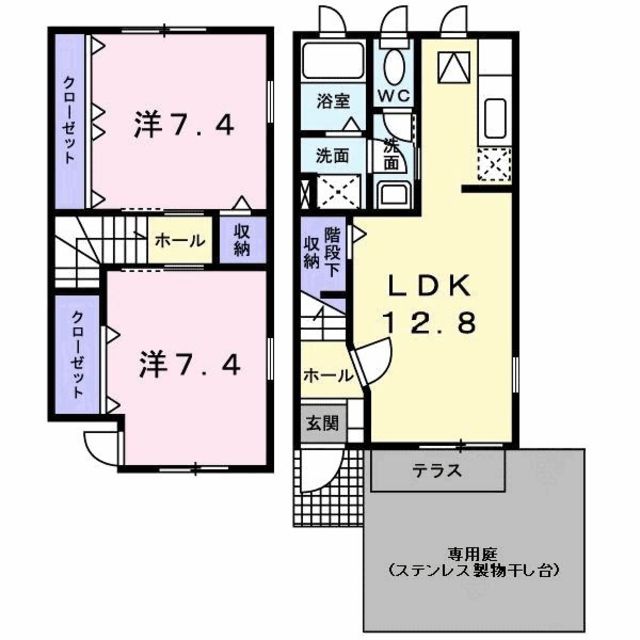 グランドリオン2番館の間取り写真