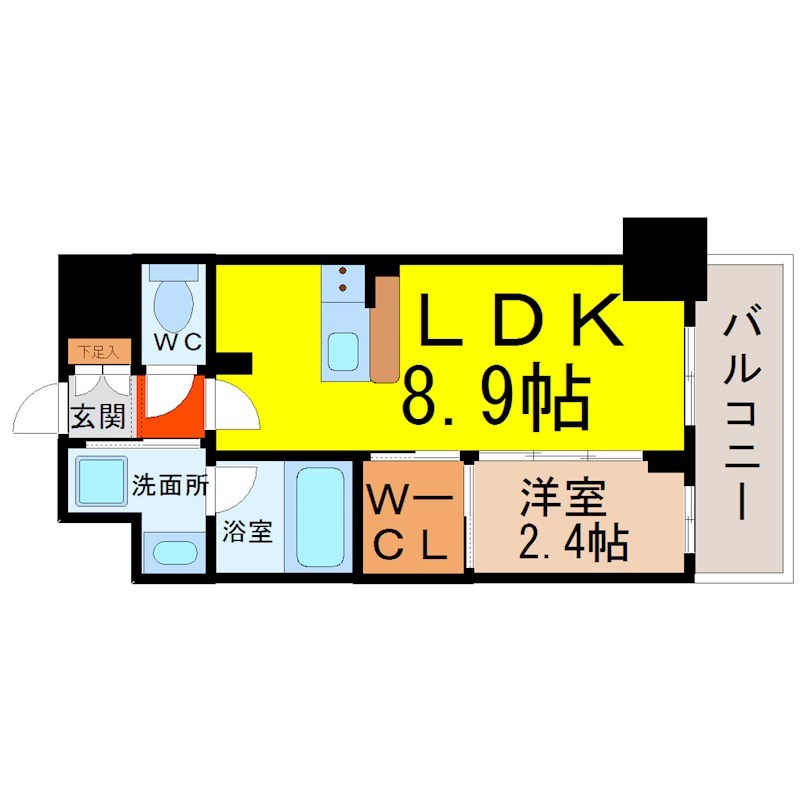 ハーモニーレジデンス名古屋EASTの間取り写真
