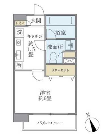 エコロジー白山レジデンスの間取り写真