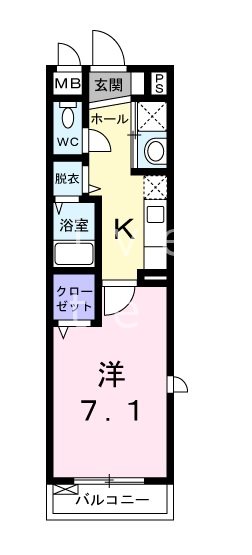 T’sキューブワンの間取り写真