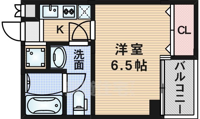 地下鉄御堂筋線 江坂駅 徒歩15分 8階建 築36年の間取り写真