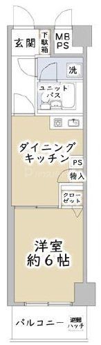 ライオンズマンション小岩第5の間取り写真