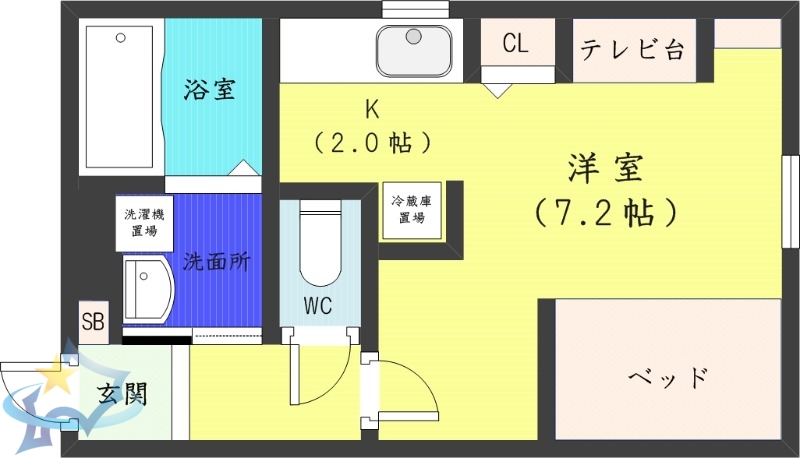 ツヴァイトロジックの間取り写真