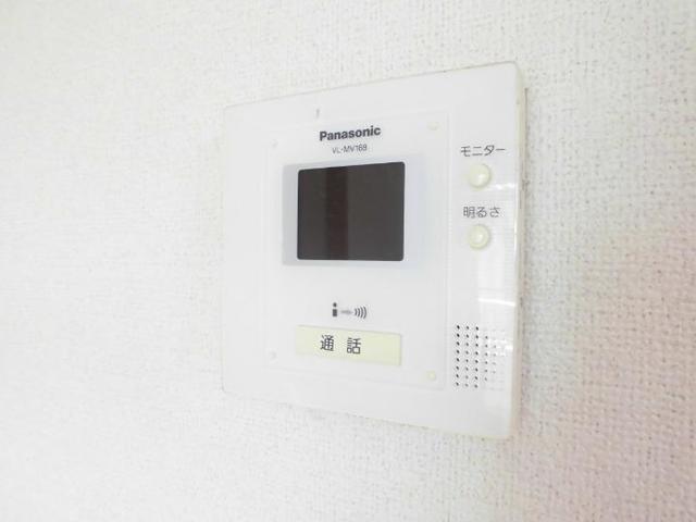 セキュリティ　モニターホンで顔が確認出来て安心♪