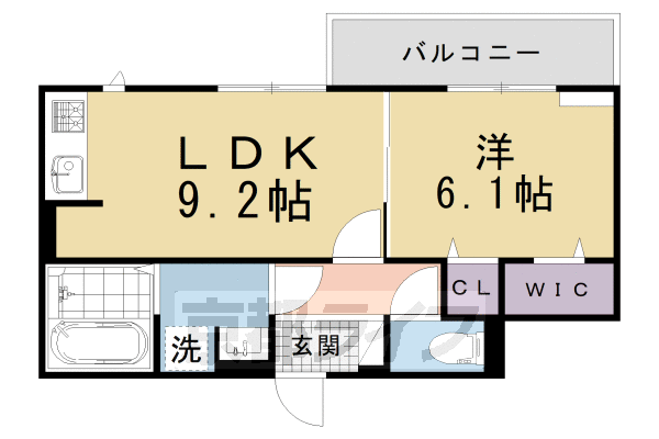 Rejoice紫竹の間取り写真