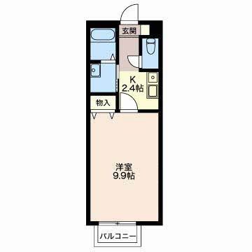 モンターニュ高岡の間取り写真