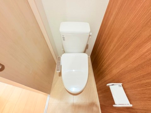 トイレ　ゆったりとした空間のトイレです