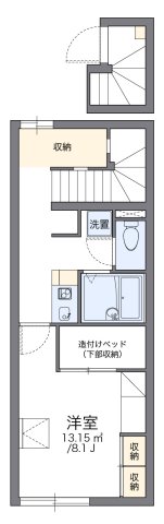 レオパレスブルーコーポの間取り写真