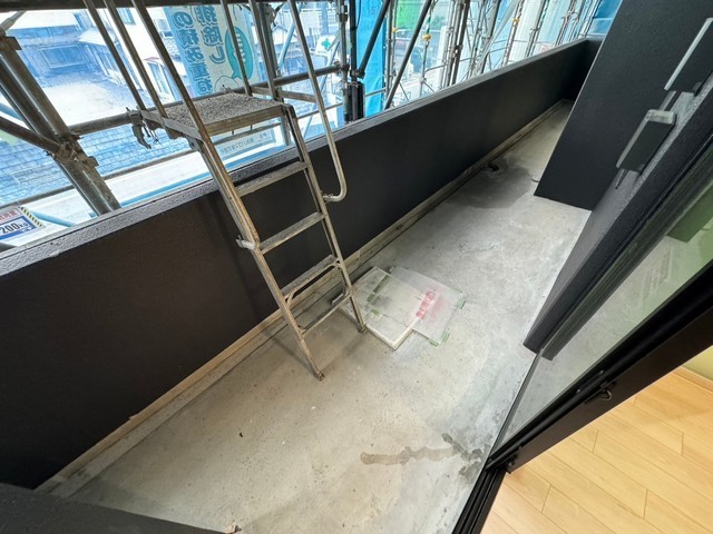 バルコニー　写真は違う号室です。
