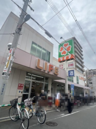 スーパー　ライフ 新深江店（スーパー）まで353m