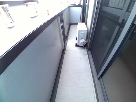 バルコニー　日当たり良好です。