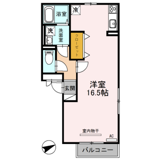 地下鉄今里筋線 井高野駅 徒歩17分 3階建 築13年の間取り写真