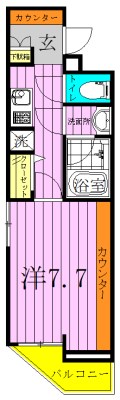 パークヴィラ六町の間取り写真