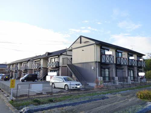 建物外観　専用庭＆エアコン完備◇単身者向けのお部屋です♪