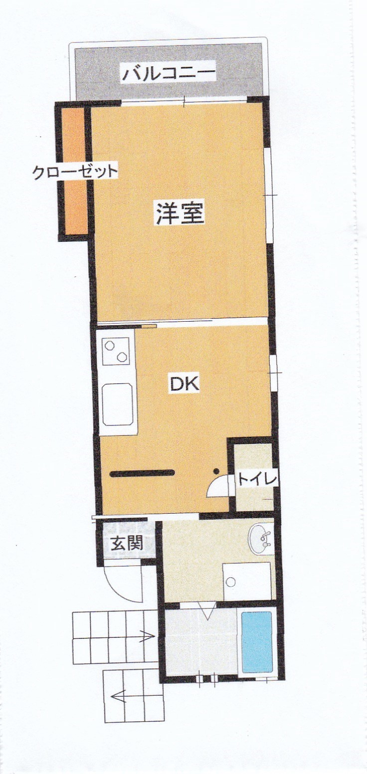 エスポワール西紫原の間取り