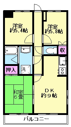 エムケイズワンの間取り