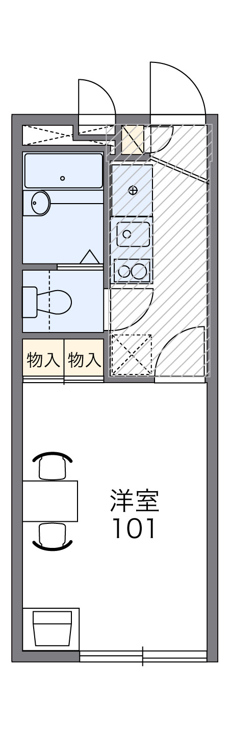 山崎85の間取り