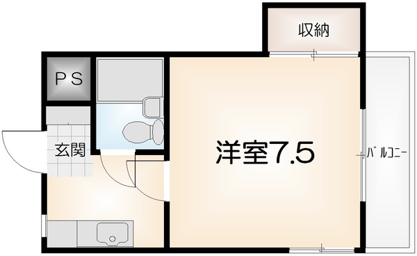 カレッジハウスＢＵＮＲＩ（カレッジハウスブンリ）の間取り